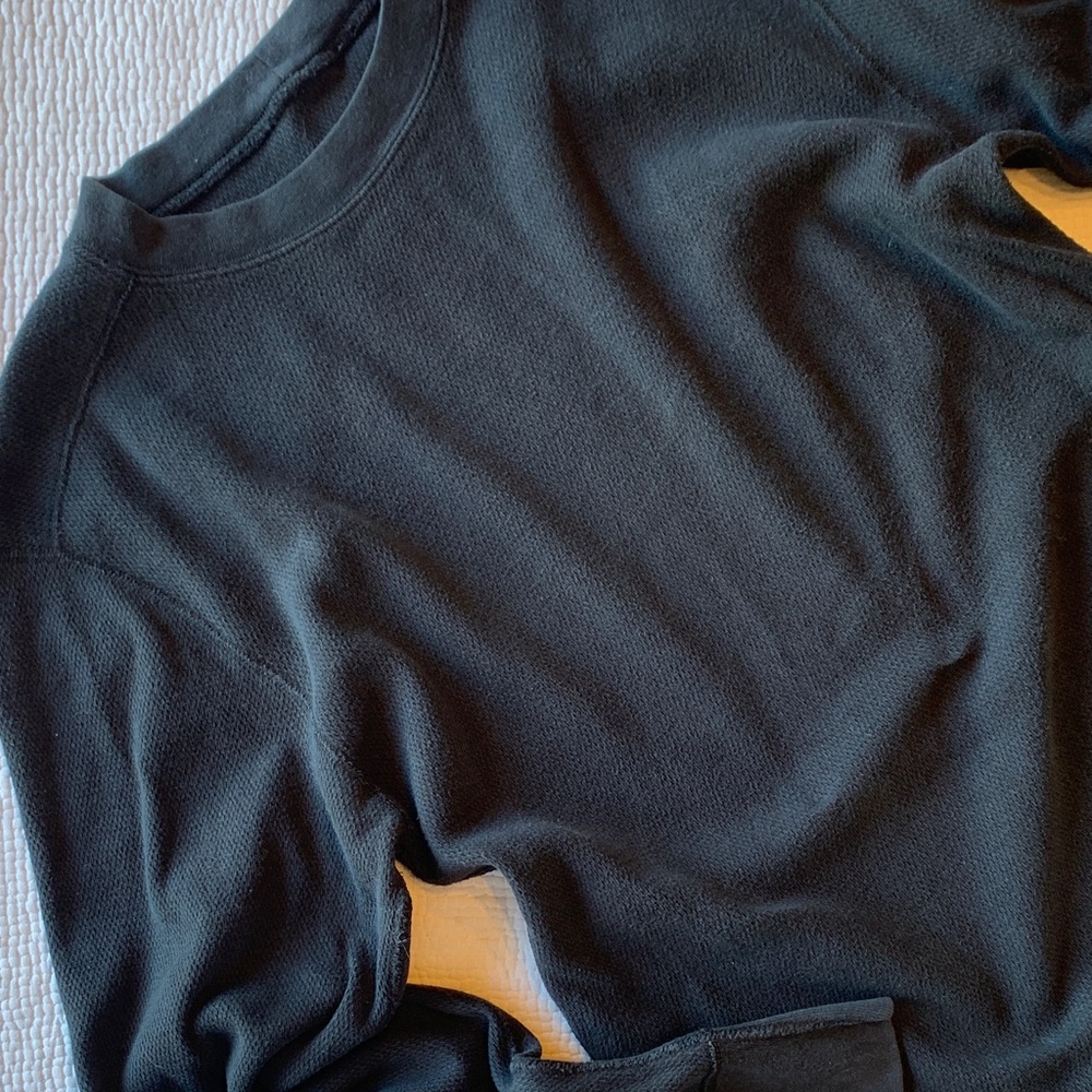 Carhartt Men's Black Crewneck Thermal Top